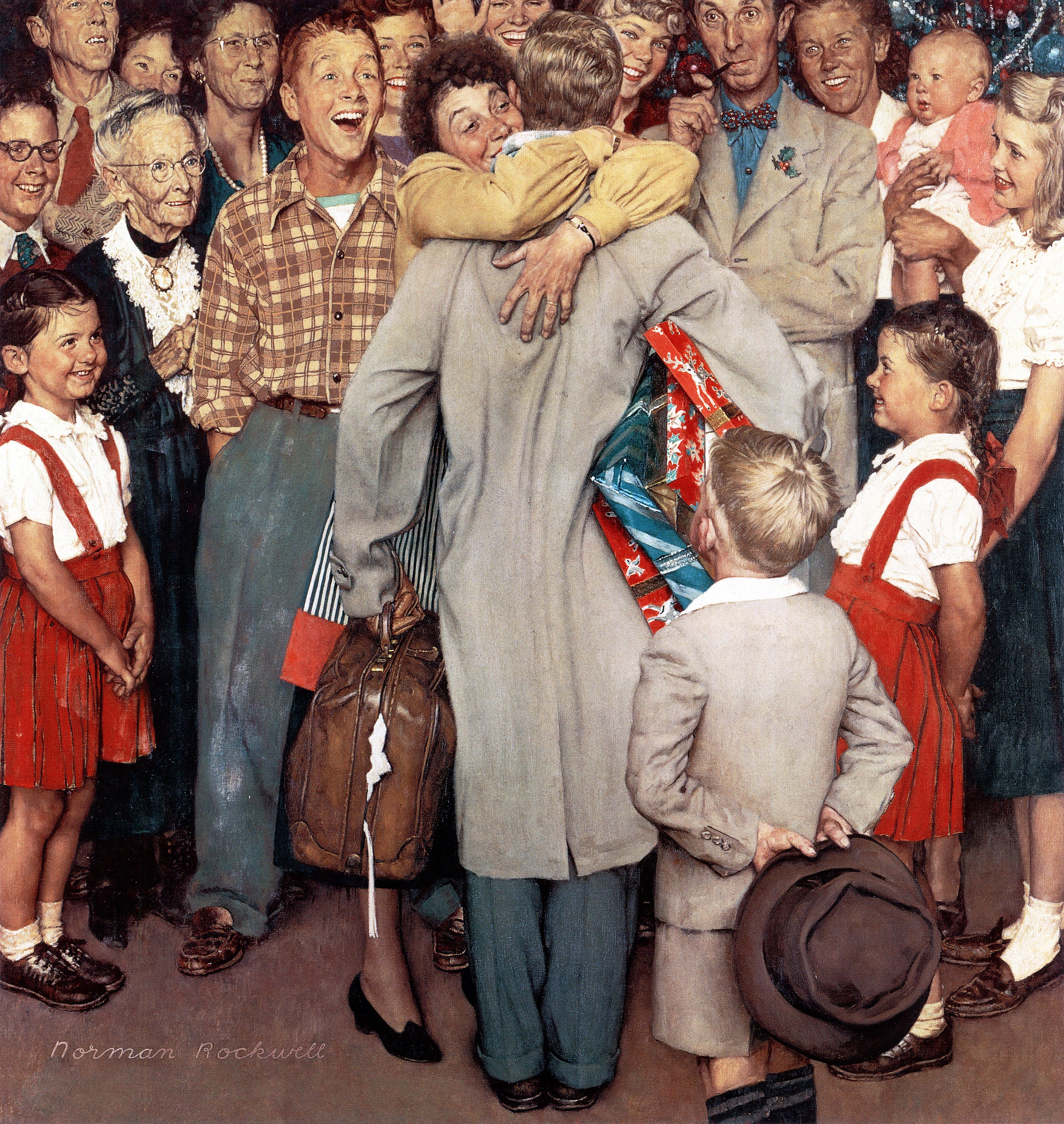 Christmas Reunion Through the Eyes of Norman Rockwell