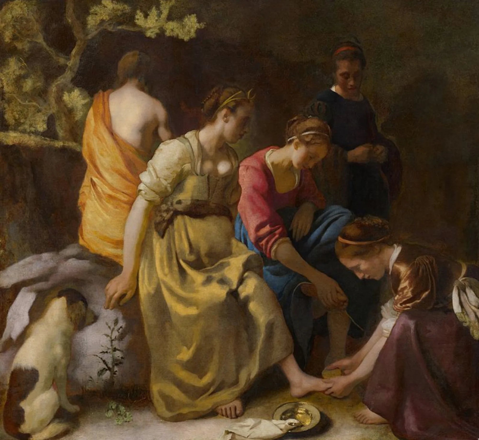 The Story Behind Diana and Her Companions by Johannes Vermeer