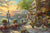 Why "French Riviera Café" by Thomas Kinkade is the Perfect Present for Mom This Year!