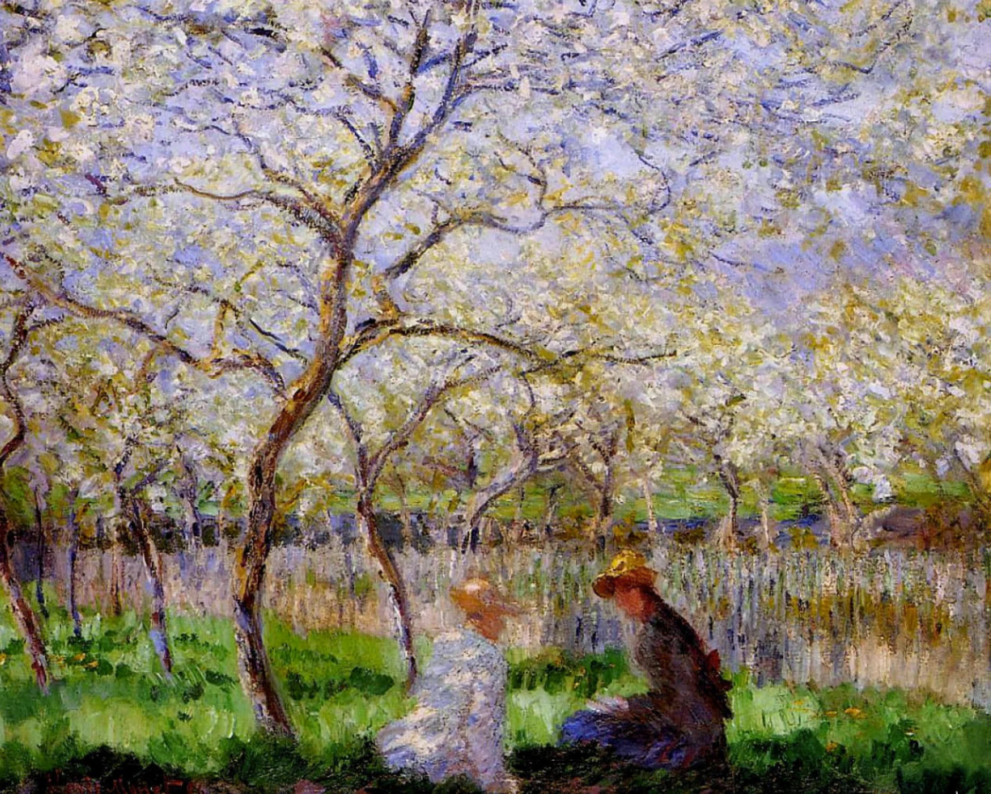 The Story Behind Springtime by Claude Monet