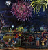 Fireworks. The Saturday Evening Post Cover By Ben Kimberly Prins © SEPS Licensed By Curtis Licensing