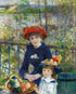 Two Sisters On the Terrace Pierre Auguste Renoir